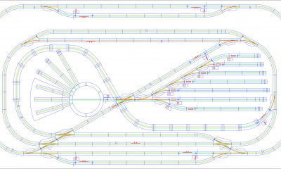 Igor graph represents the layout for a (Märklin) model railway