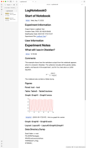 Notebook view in Obsidian