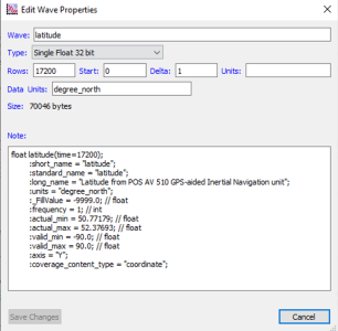 Variable attribute information