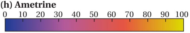  Screen capture of the Ametrine color table 