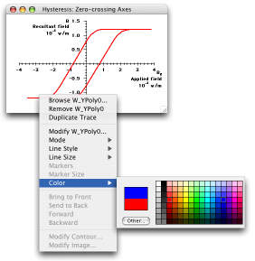 contextual menu