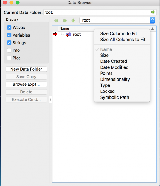igor pro 7 command bar