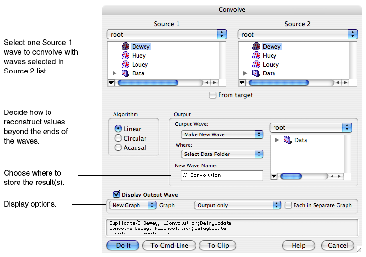 convolution dialog