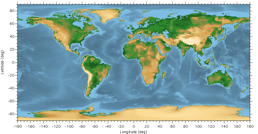 Digital Chart Of The World Shapefile