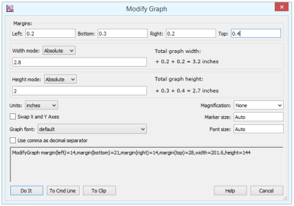 Modify Graph dialog mock-up