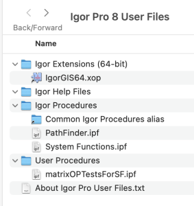 Location of Igor Procedures folder
