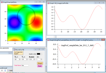 display the image with left and bottom axis